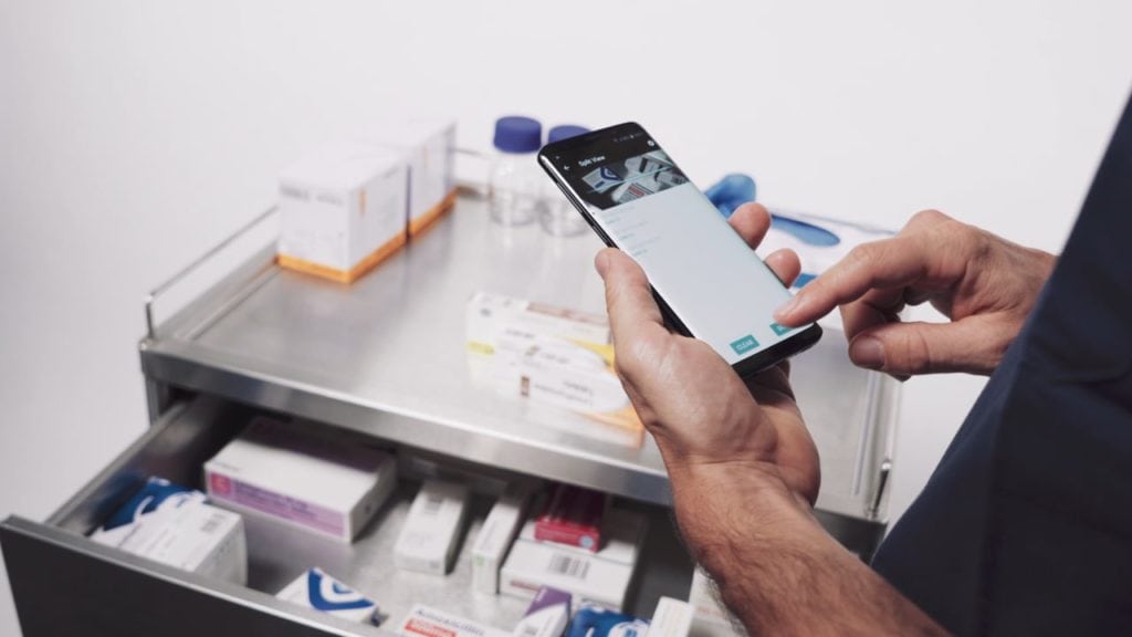 using smartphone for medication