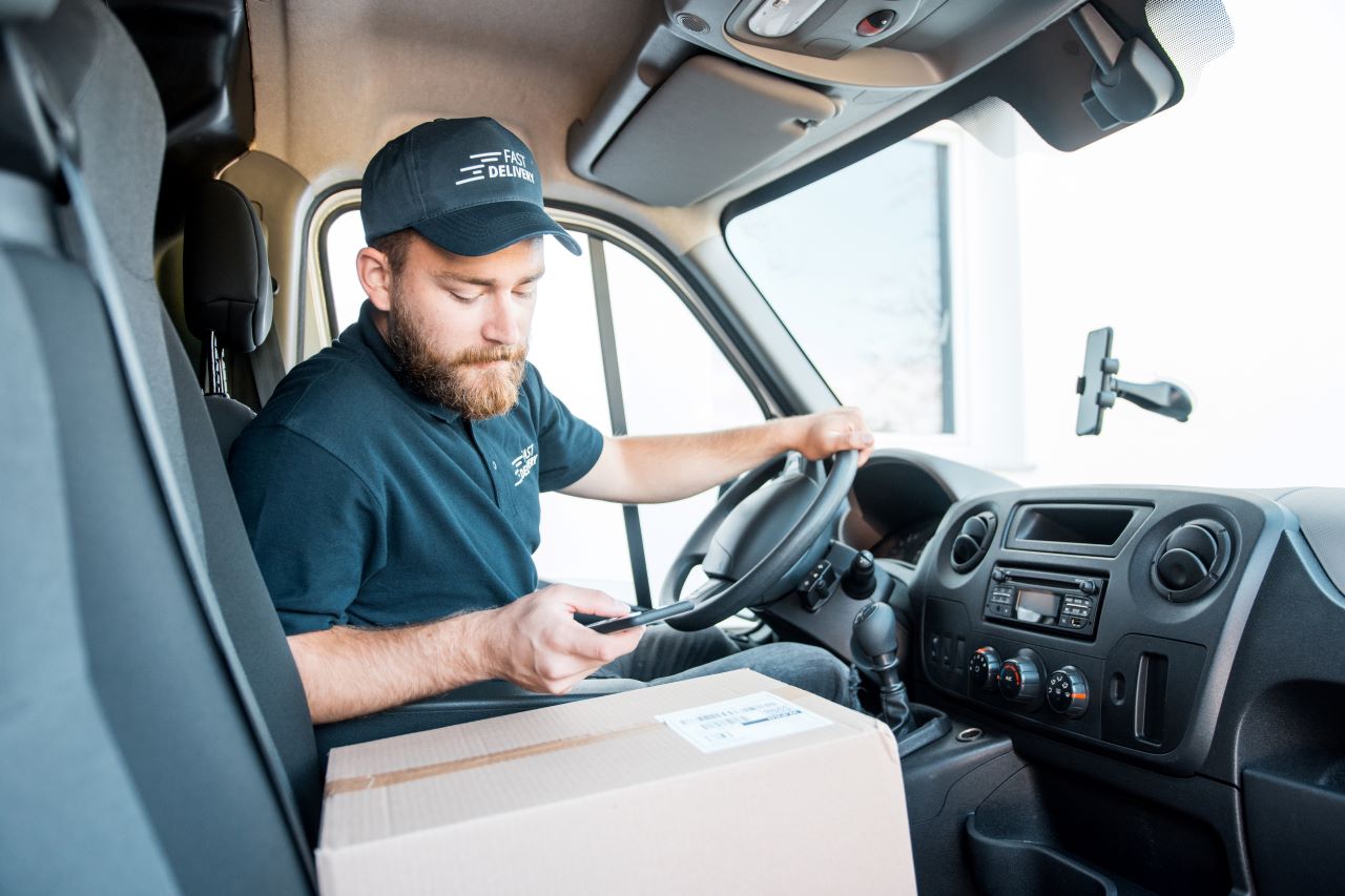 Delivery Driver in Van
