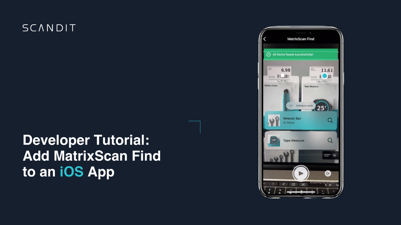MatrixScan Find Developer Tutorial for Android