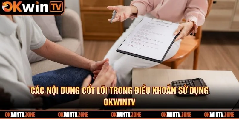 Các nội dung cốt lõi trong điều khoản sử dụng OKWINTV